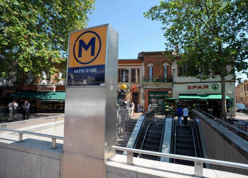 T3 Tout Confort Metro Patte D'Oie Тулуза Экстерьер фото